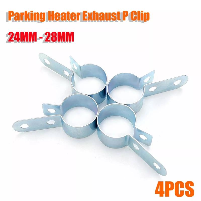 24-28mm Car Air Diesel Heater Exhaust Pipe Hose P Clip Holder Parking Heater Tailpipe Fixing Clips Auto Air Conditioning Parts