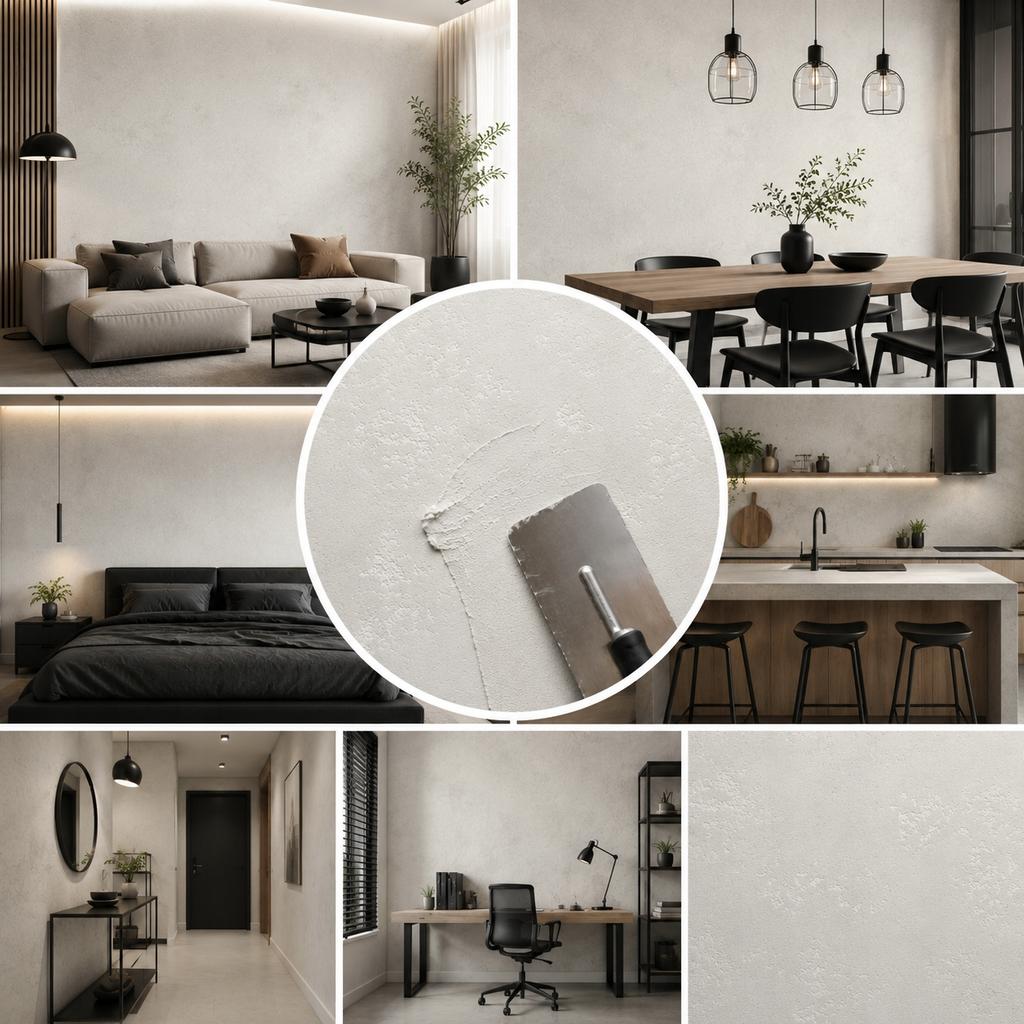 Beton architektoniczny wewnętrzny 15 kg biały f101| efekt loft