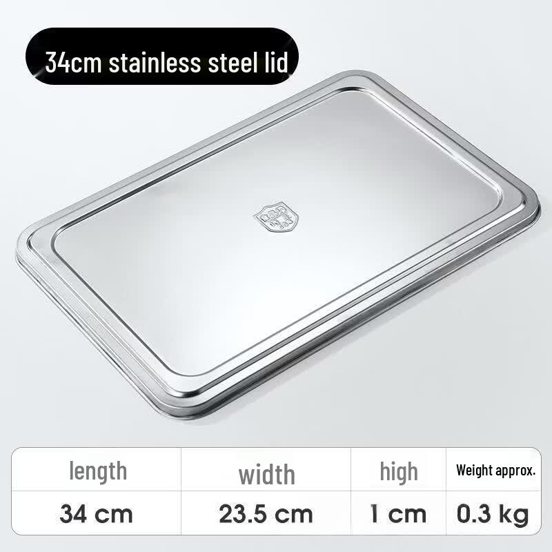 Stainless Steel Compartmented Food Tray