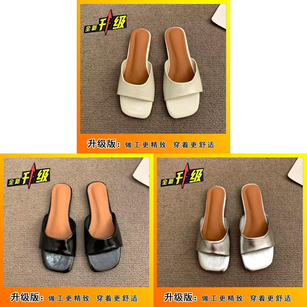 Loafer Slipon Shoes For Women With Synthetic Leather Durable Rubber Sole Summer Casual Flat
