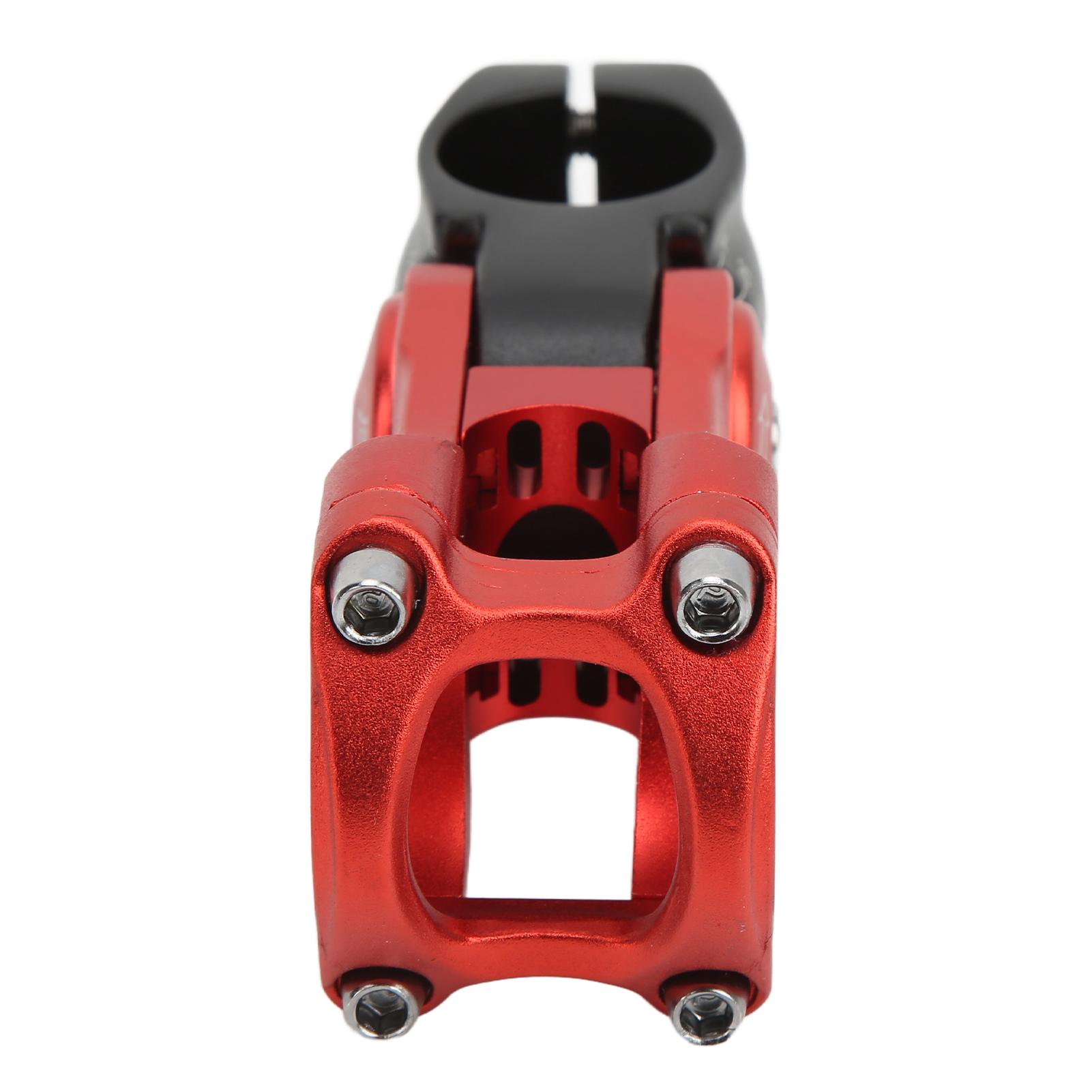 Bike Hollow Stem CNC Machining   Handlebar Extender for Mountain Road Bike Red and Black