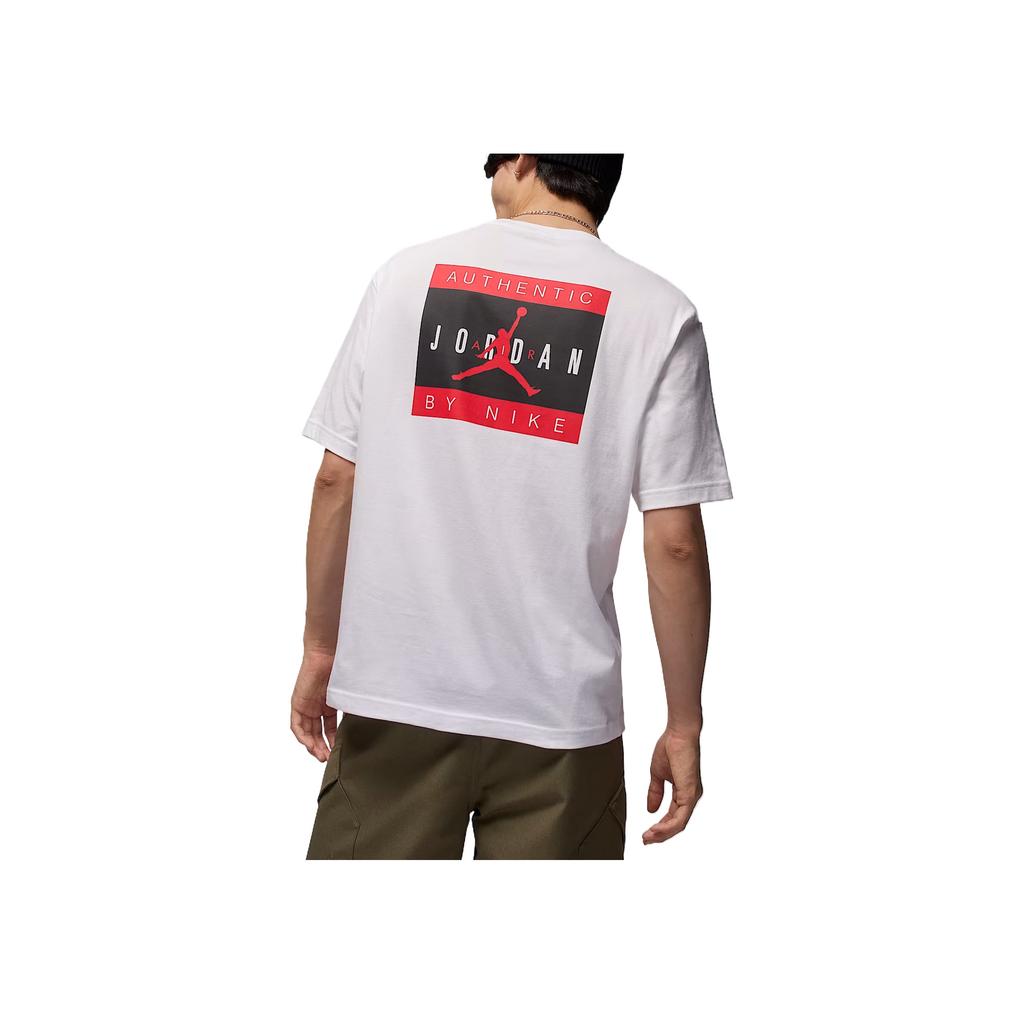 Jordan Comfortable Versatile Fashionable Trendy Fitted Drop Shoulder Short Sleeve T-Shirt Men Tops IF5619-100