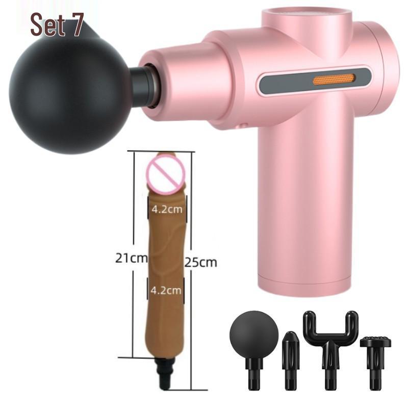 Silicone Adapter Replacement for Electric Fascia Massage Gun - Universal Head for Men & Women.