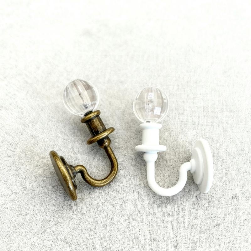 1Pcs Doll Furniture Toy Miniature Dollhouse Alloy Simulation Ceiling Lamp Hanging Lamp Mini Led Lighting Model Home Decoration