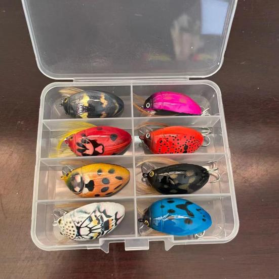 3.8cm/4.1g Floating Fishing Bait 3D Eyes Bright Color Anti Corrosion Minnow Bait Fishing