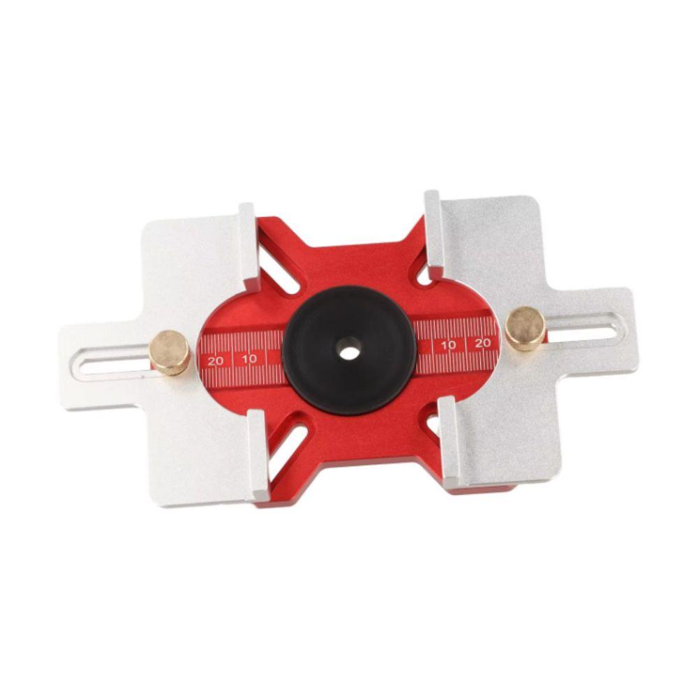 Aluminum Zinc Zinc Alloy Drawer Handle Punching Template Slotted Router Base Fastening Bracket Woodworking