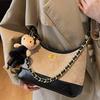 Niche Retro Texture Handbag Women's 2025 New High-value Diamond Chain Bag Simple Shoulder Messenger Bag