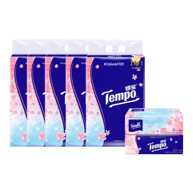 Tempo 4-Ply Facial Tissues