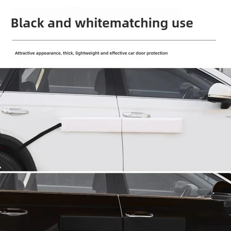 98x11x4CM Magnetic Car Door Edge Guard Anti-Scratch Protection Strips Folding Connected Style Body Side Decorative Edge Protecto