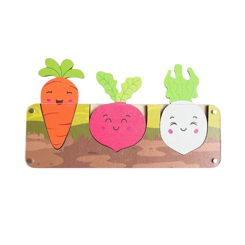 Sensory Busy Boards Accessories Pull Carrots Preschool DIY Enlightenment Puzzle Child Board
