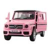 1:36 Pink Heart Model Car for Girls - Douyin Influencer Style Alloy Toy Car
