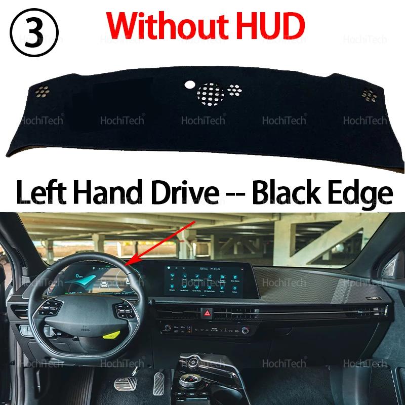 For Kia EV6 Air GT GT-Line    2024 2025 Auto Dashboard Cover Dash Mat Board Pad Carpet Dashmat Anti-UV Mats