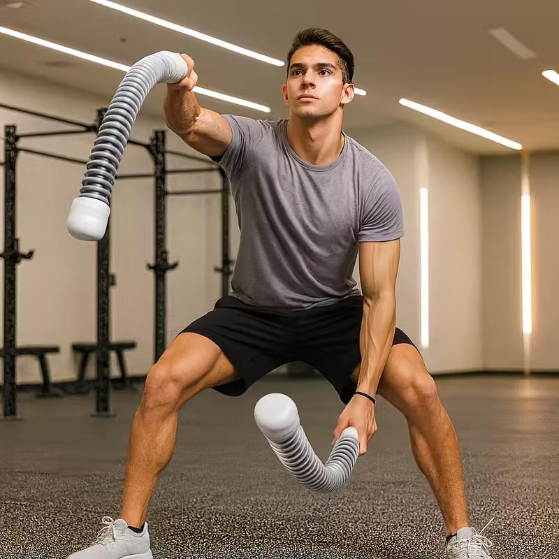 Cordless Battle Ropes – Multi-Function Fitness Equipment for Home Strength and Muscle Training
