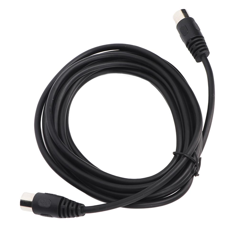 6 Pin DIN Cable Male to Male Plug and Play Sound Signal Connection DIN Extension Cord for Digital Device 3 Meters