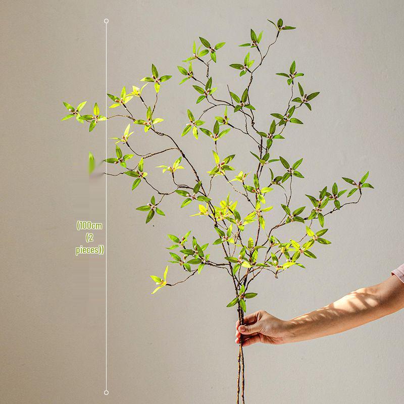 Decor în stil chinezesc cu viță de rodie și ramuri - Artă florală artificială pentru living