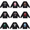 Men's Long Sleeve Letter Print Terry Sweatshirt - Autumn/Winter Casual Pullover Trendy Top