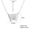 Teamer Stainless Steel Necklace for Women Music Note Instrument Guitar Pendant Charms Gold Plated Fashion Jewelry Romantic Gift