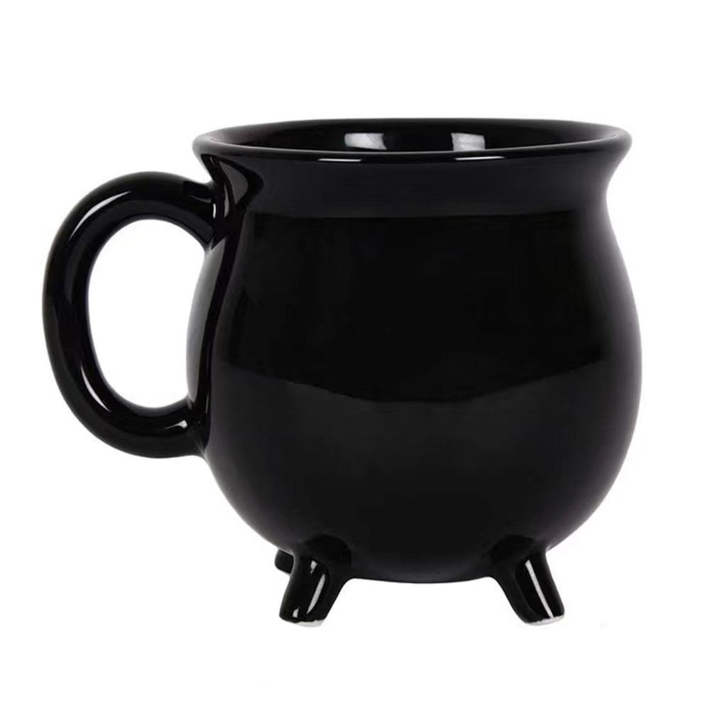 400ml Capacity Halloween Mug Anti-scald Handle Wizard Magic Jar Mug Afternoon Tea