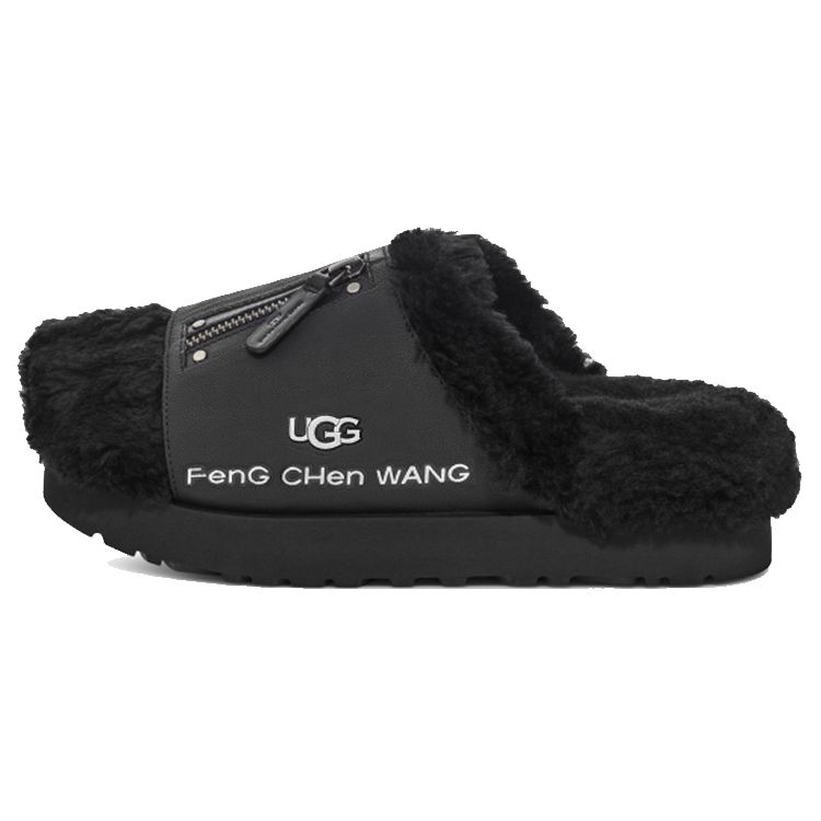

Feng Chen Wang X UGG Теплые Удобные Модные Тапочки Женские Тапочки Черные 1130071-BLK 43