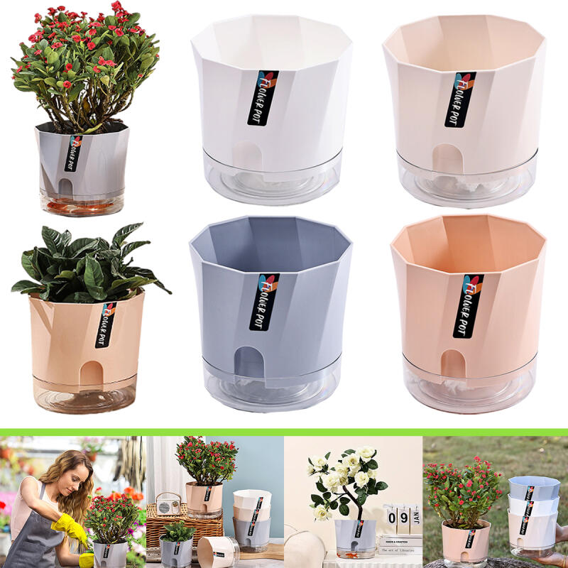 1 buc. Ghiveci de flori din plastic leneș Mini ghivece pentru plante Coșuri cu udare automată Ghiveci de flori din plastic Decorații florale Decor pentru casă Grădină Birou