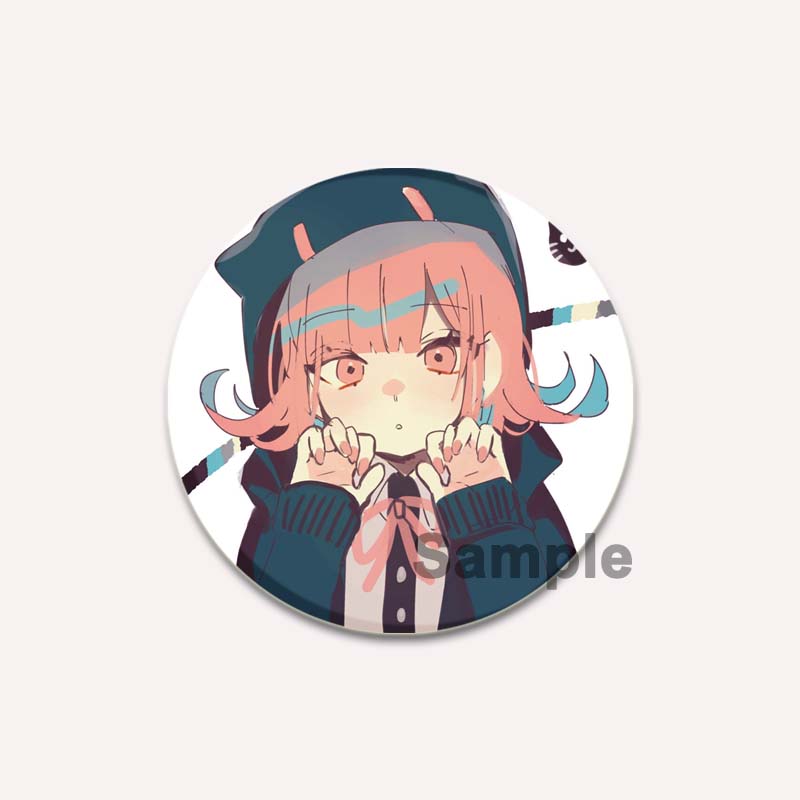32/44/58MM Inferenz Abenteuer Spiel Anime Broschen Danganronpa HD Print Abzeichen Rucksack Kragen Cartoon Revers Pins Schmuck Geschenke Zubehör