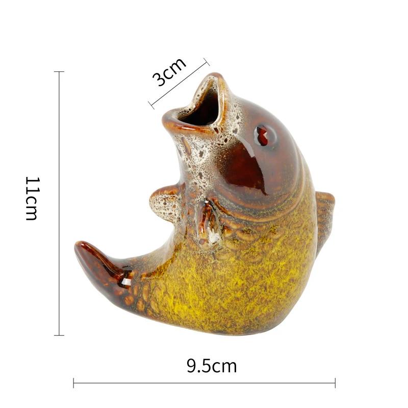 Ceramic kitchen household tableware Japanese sashimi sushi small can bottle dry ice cup creative plate Decoration shop Plate-B