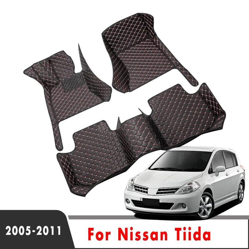 

Автомобильные коврики для Nissan Tiida 2011 2010 2009 2008 2007 2006 2005 автомобильный ковер индивидуальный стиль декор аксессуары предметы интерьера