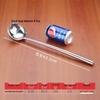 NHZHIW Extended Stainless Steel Commercial Serving Spoon