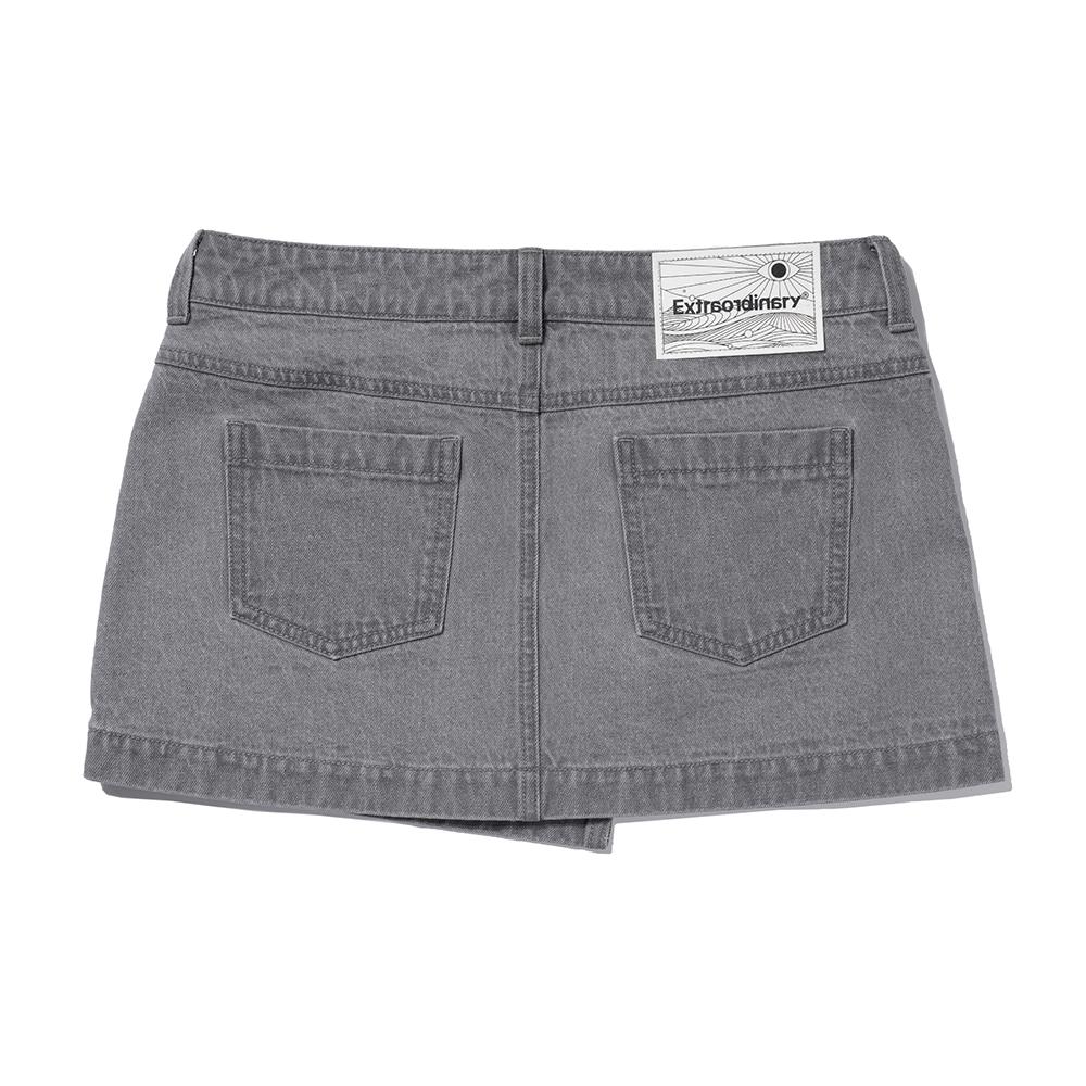 Extraordinary Wrap Skirt L/Gray