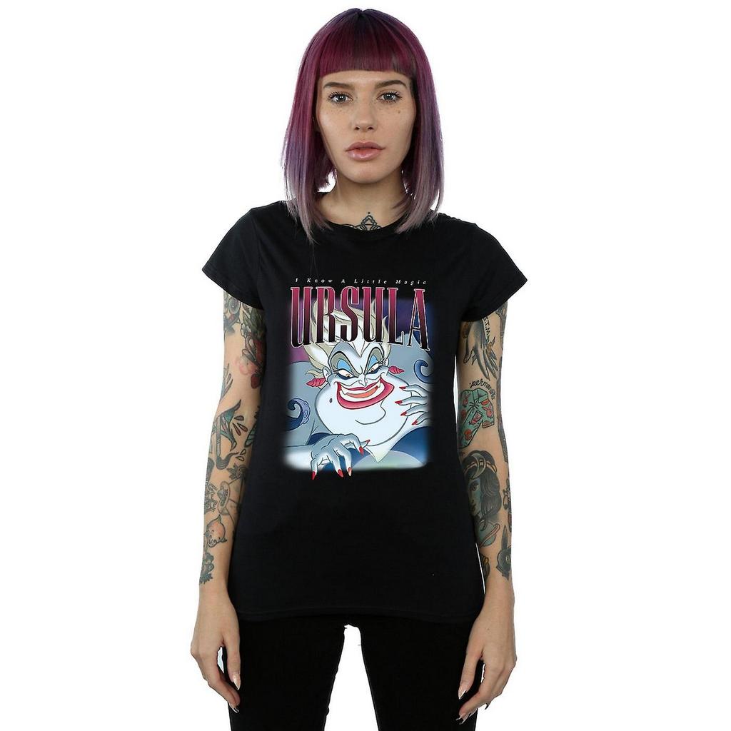 The Little Mermaid Womens/Ladies Ursula Montage Cotton T-Shirt