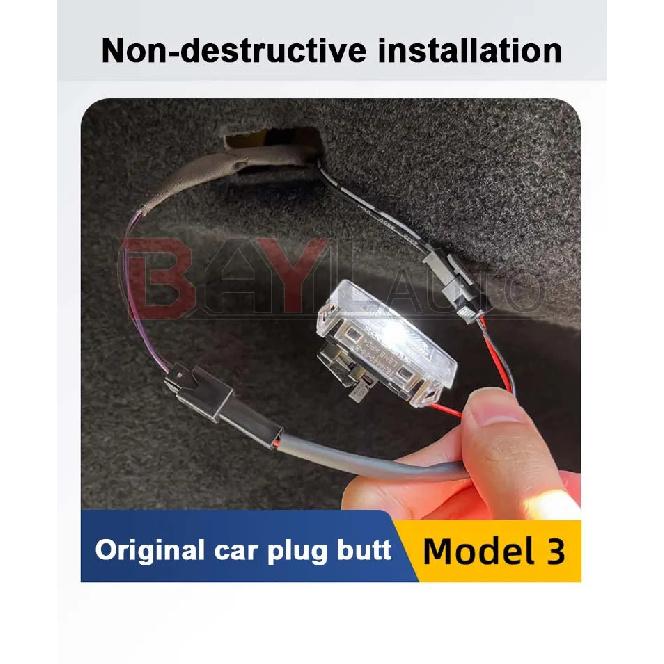 Car Trunk light For Tesla NEW Model 3 highland 2024 2025 Interior atmosphere light Rear Tail box lighting Auto Accessories