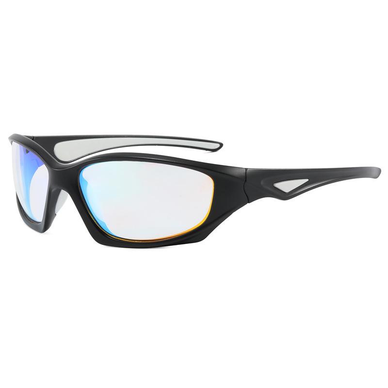 

New Small Frame Sports Sun Outdoor Color Blind Glasses Men Women Day Night Dual-use Cycling Changing Sunglasses Wholesale