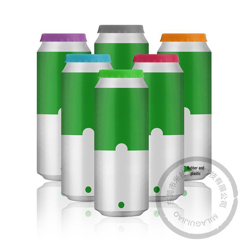 Leak-Proof Silicone Can and Bottle Cap for Easy-Sealing