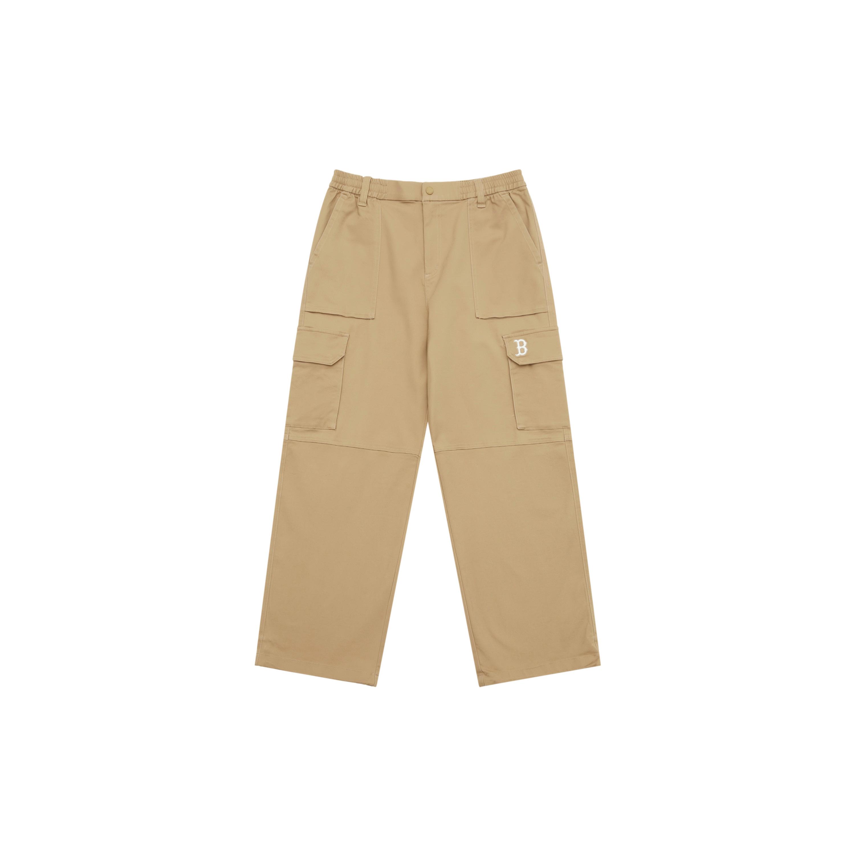 MLB Boston Red Sox Cargo Pants Unisex Dark Beige 3AWPCN246-43BGD M