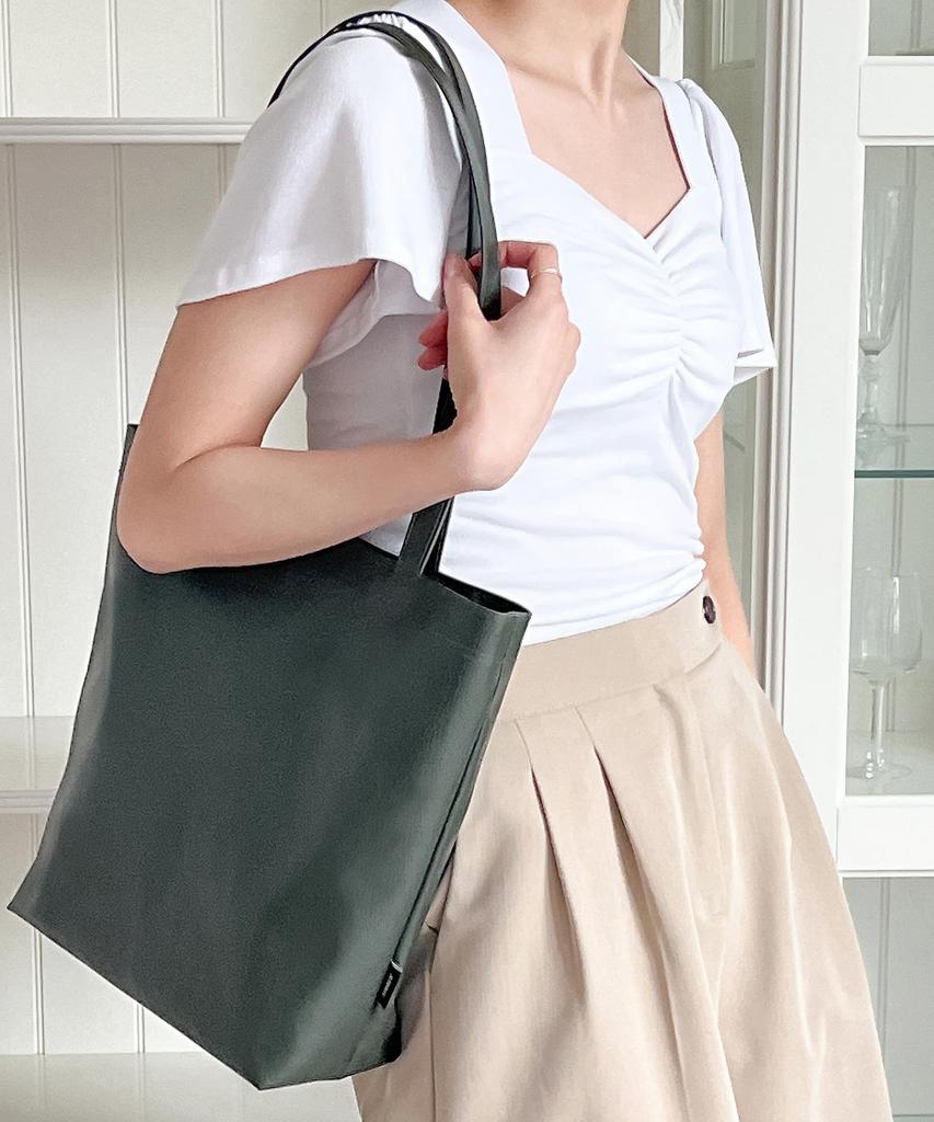 Azero Shoulder Market Bag (Khaki)