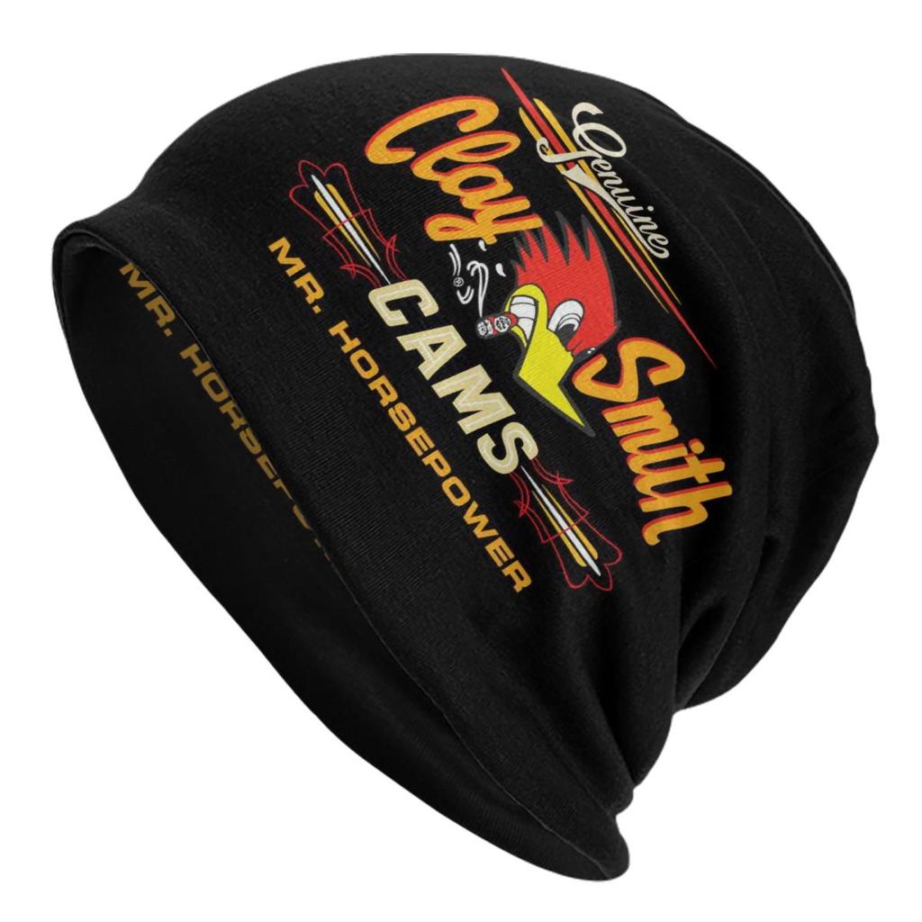 Custom Clay Smith Cams Bonnet Hat Knitted Hats Unisex Adult Mr Horsepower Racing Motor Motocross Winter Warm Beanies Cap