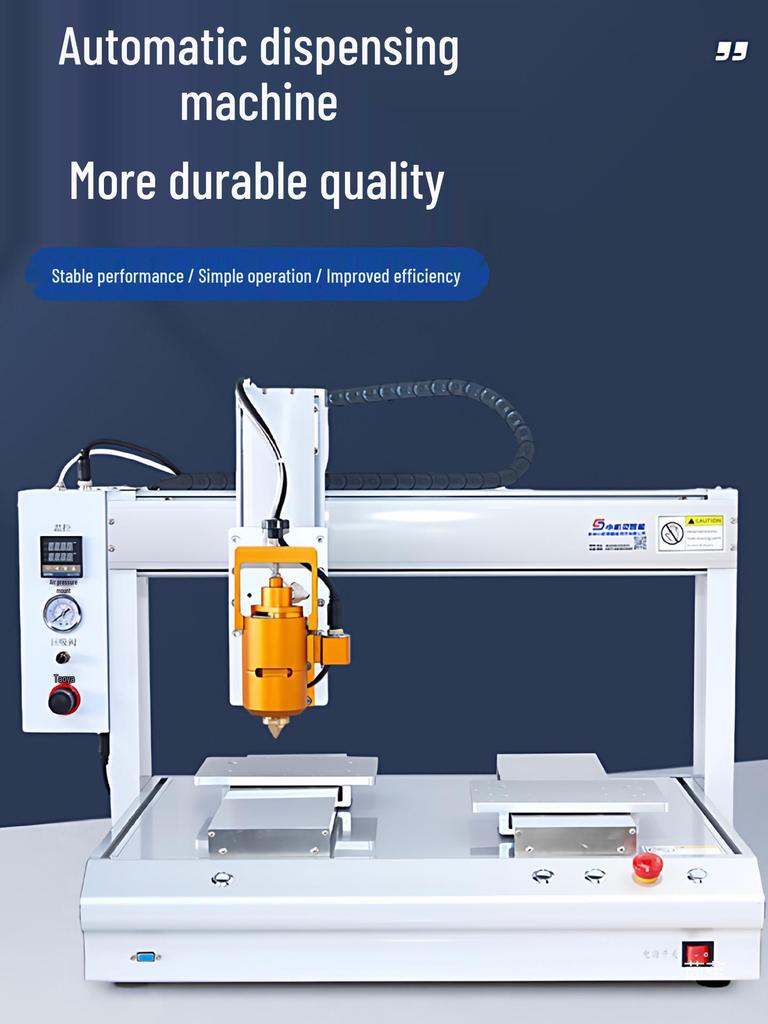 Fully Automatic Glue Dispensing Machine with UV, Silicone, Hot Melt, and AB Glue Capabilities – Single/Double Station, Three-Axis Precision.