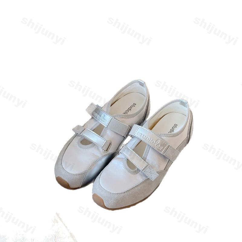 Fashion Women's Mary Jane Shoes 2025 Spring Autumn New Lightweight Comfortable Soft Sole Casual Sneakers Fashion Outdoor Non Slip Flats