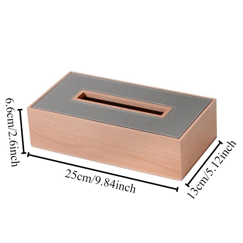 For Luxus Holz Tissue Boxen Leder Lagerung Ästhetische Tissue Boxen Organizer Serviette Halter Kaffee Tische Serviette Box Schla