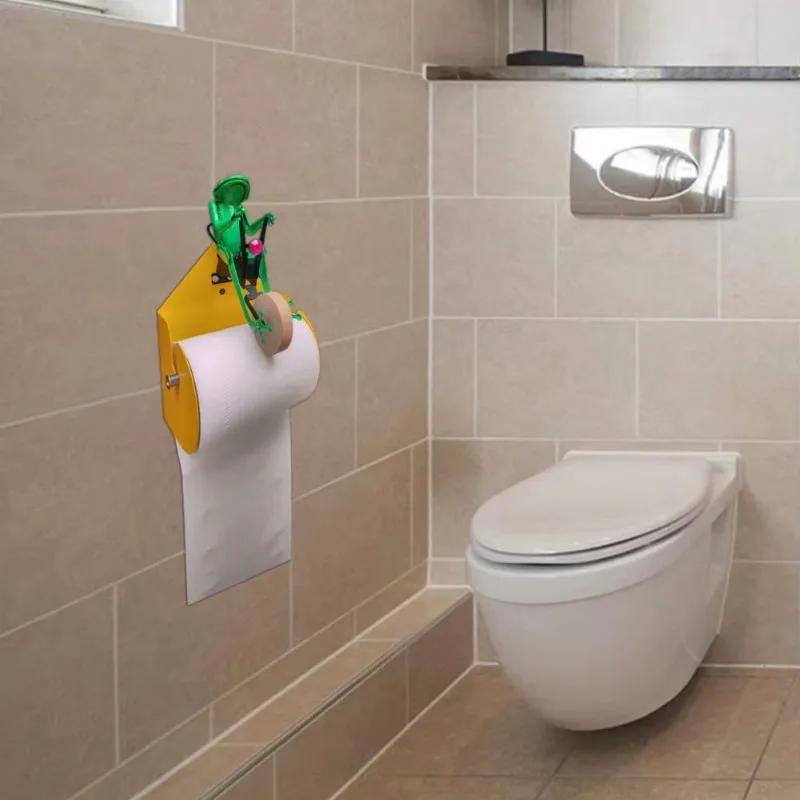 Frog Toilet Paper Holder Cute Toilet Paper Holder Toilet Paper Rack Charming For Bathroom Kitchen Housewarming Gift