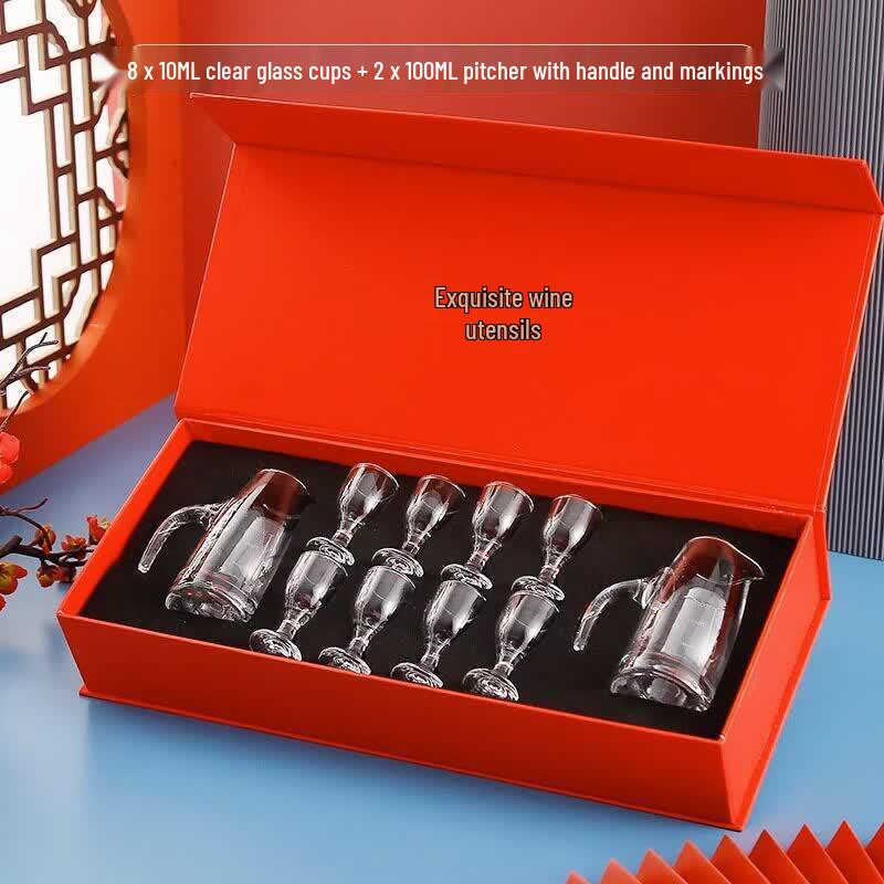 Thickened Stemmed Baijiu Shot Glass