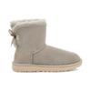 UGG Bailey Bow Ii Suede Warm Non-Slip Short Snow Boots Women Boots Light-Gray 1016501-GOA