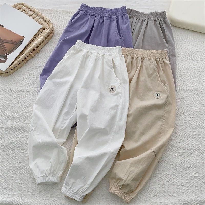 Pants Children's Clothing Mosquito Repellent Pants Summer Pants Boys' and Girls' Long Pants Casual Baby Slim Fit
