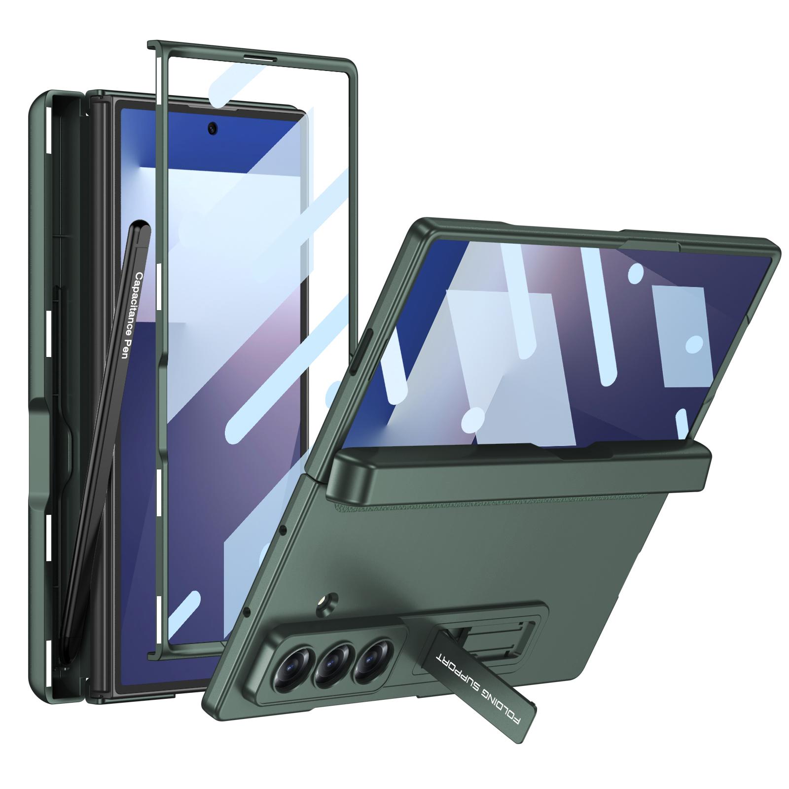 

Магнітна петля 360 Захисний чохол для Samsung Galaxy Z Fold 7 6 5 Тримач для стилуса Скляний захист екрану Підставка Чохол для Galaxy Z Fold7 With Capacitive Pen&Galaxy Z Fold5
