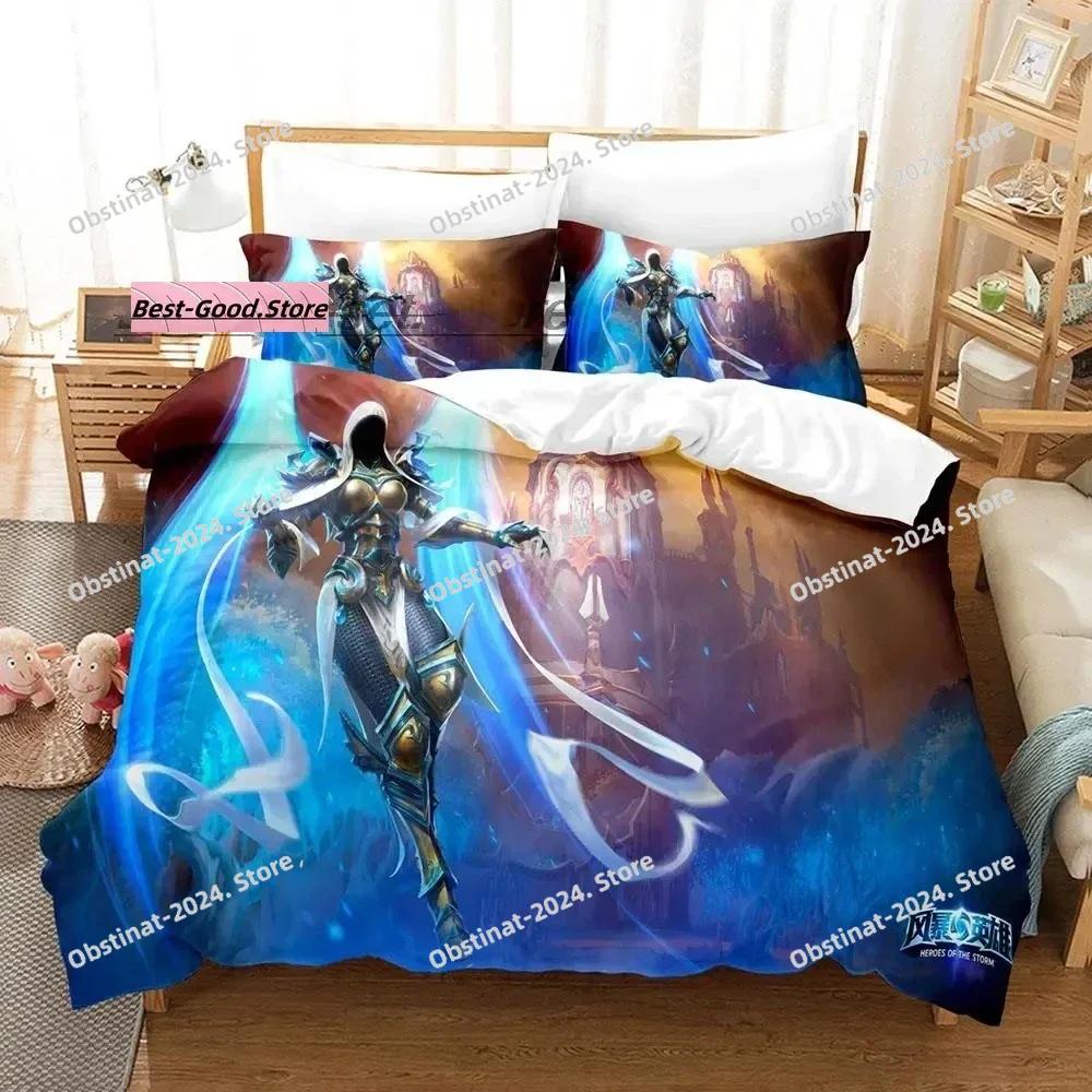 Game Heroes of the Storm Beding Set Single Twin Ful Quen King-Sized Dimensionsd Dimensions Bed Linen Set Aldult Kid Bedrom Duvetcover Sets Bed Shet