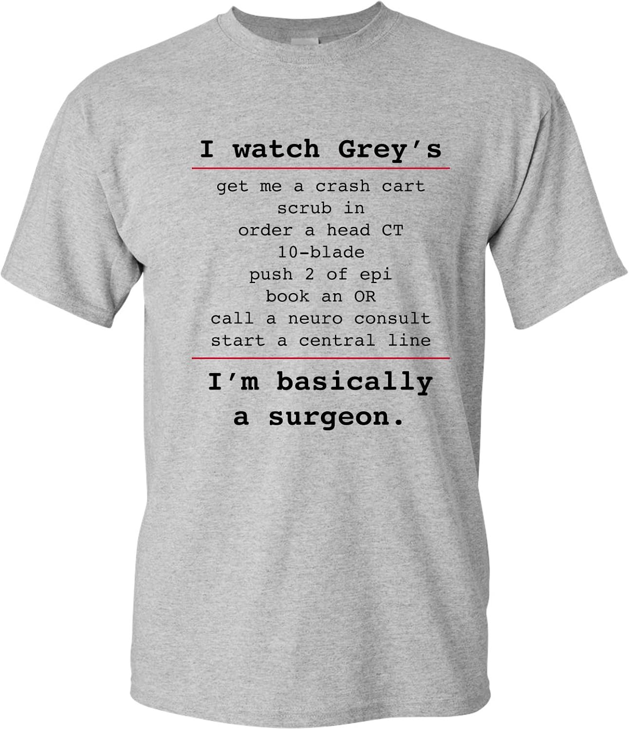 

Basically a Surgeon - Funny Surgery Doctor Quotes T Shirt 5XL різнокольоровий