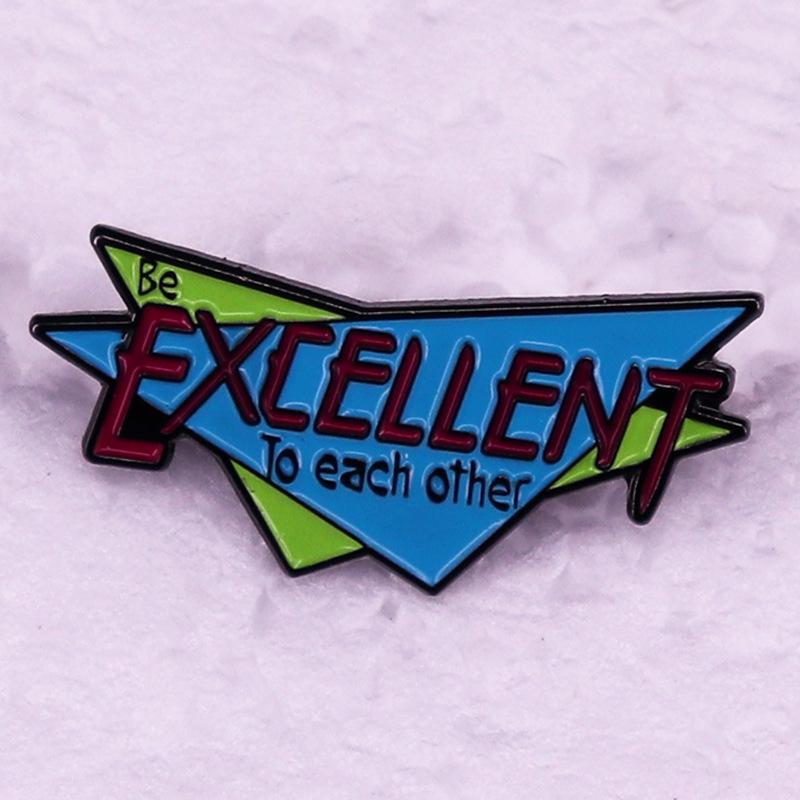 Bill & Ted s Excellent Adventure Brooch Badge