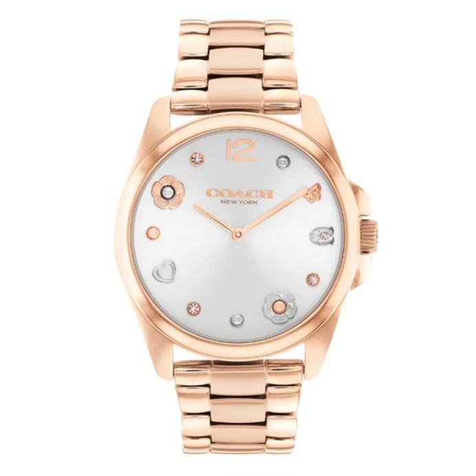 

COACH - Stainless Steel Gold Strap White Dial Men s Quartz Watch 14504023 золотий