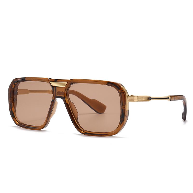 Fashion Square Sunglasses Hight Quality Men Vintage Luxury Brand Design Metal Sun Glasses Women UV400 Shades Gafas De Sol