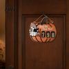 Raised Pattern Counter Halloween Ghost Pumpkin Reading Tracker Wooden Hanging Sign, Sliding Number for Book Read This Year, Progress Spooky Decor